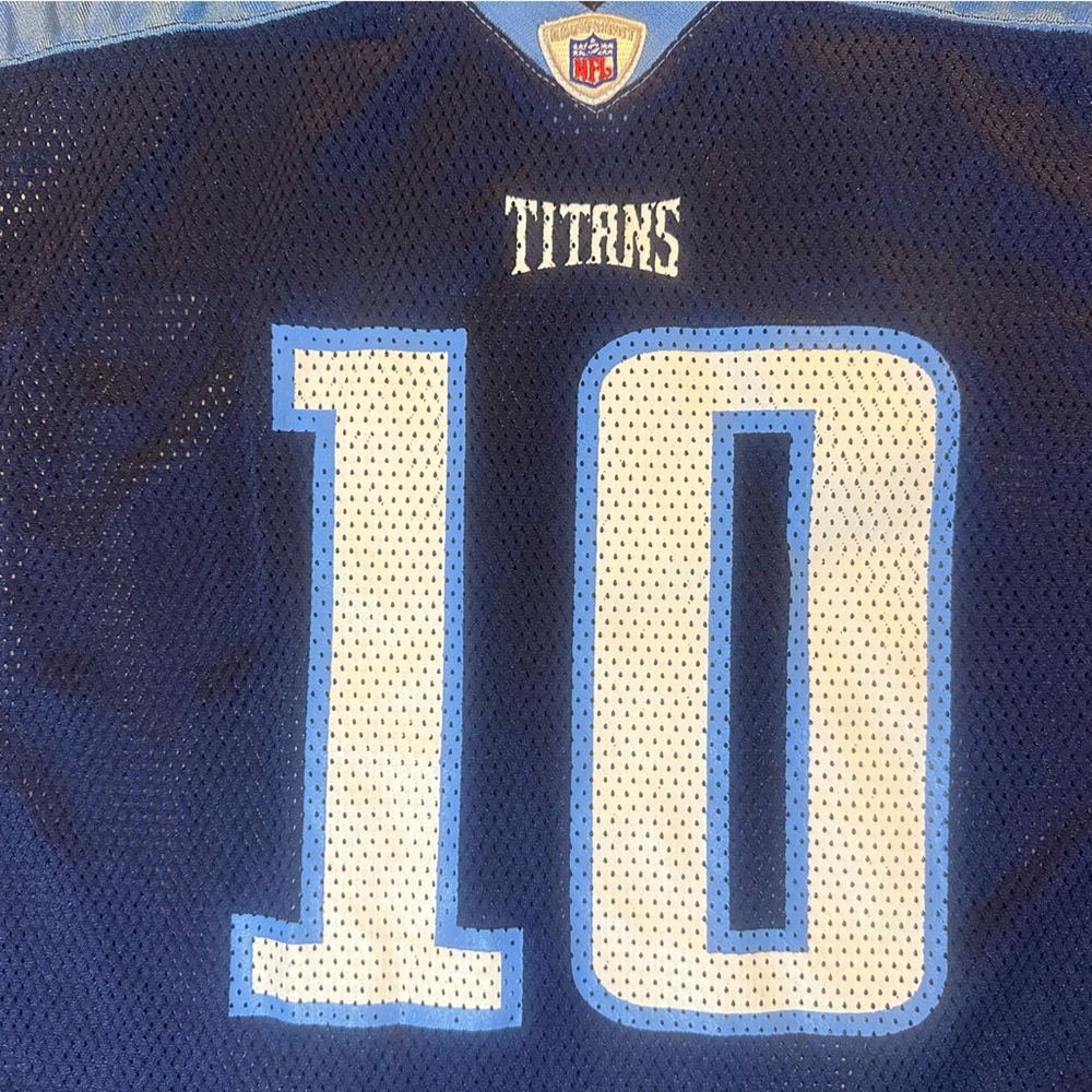 Tennessee Titans Reebok NFL‎ Vince Young #10 Jersey Youth boys XL 18-20 - Picture 3 of 7